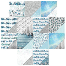 Load image into Gallery viewer, Tonic Studios - Art Pad 8"X8" - Winter's Veil. This winter wonderland blue, silvery grey and white creates a serene holiday background. Includes 36 luxury sheets (3 of each double sided); acid and linen free. Available at Embellish Away located in Bowmanville Ontario Canada.
