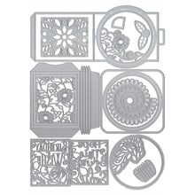 Charger l'image dans la galerie, Tonic Studios - Die Set - Amazing Aperture Box. Craft sensational boxes, memory books, interactive cards and more with the Dimensions range of three-dimensional dies! Available at Embellish Away located in Bowmanville Ontario Canada.
