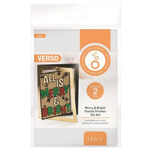 Load image into Gallery viewer, Tonic Studios - Die Set - Merry &amp; Bright Festive Frames. Elevate your cardmaking with this delightful and fun addition to our range, perfect for creating simple yet striking Christmas-themed cards! Available at Embellish Away located in Bowmanville Ontario Canada.
