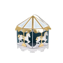 Load image into Gallery viewer, Tonic Studios - Gift Box Die Set - Big Top Carousel. Craft sensational boxes, memory books, interactive cards and more with the Dimensions range of three-dimensional dies! Create a centerpiece treat dispenser with the Big Top Carousel Gift Box Die Set. Available at Embellish Away located in Bowmanville Ontario Canada. Example by brand ambassador.
