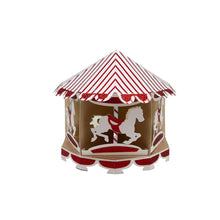 Load image into Gallery viewer, Tonic Studios - Gift Box Die Set - Big Top Carousel. Craft sensational boxes, memory books, interactive cards and more with the Dimensions range of three-dimensional dies! Create a centerpiece treat dispenser with the Big Top Carousel Gift Box Die Set. Available at Embellish Away located in Bowmanville Ontario Canada. Example by brand ambassador.
