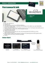 Charger l'image dans la galerie, Tsukineko - Versamark - Watermark Pen. Tsukineko's versamarker pen has a brush tip on one end and a smaller rounded bullet tip on the other end. Available at Embellish Away located in Bowmanville Ontario Canada.
