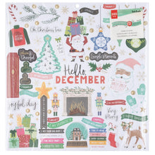 Cargar imagen en el visor de la galería, Vicki Boutin - Cardstock Stickers 12"X12" - Foam W/Gold Foil - Peppermint Kisses. Available at Embellish Away located in Bowmanville Ontario Canada.
