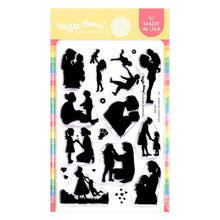 Load image into Gallery viewer, Waffle Flower - Stamps - Postage Collage Mom Silhouettes. Available at Embellish Away in Bowmanville Ontario Canada.
