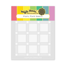 Charger l'image dans la galerie, Waffle Flower - Stencil - Picnic Plaid. Available at Embellish Away in Bowmanville Ontario Canada.
