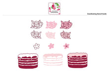 Load image into Gallery viewer, Gina K. Designs - BUNDLE - Stamp, Die &amp; Stencil Set - You're the Sweetest. Set by Arjita Singh. Available at Embellish Away in Bowmanville Ontario Canada. Stencil Guide for Cake

