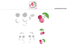 Load image into Gallery viewer, Gina K. Designs - BUNDLE - Stamp, Die &amp; Stencil Set - You're the Sweetest. Set by Arjita Singh. Available at Embellish Away in Bowmanville Ontario Canada. Stencil Guide for Cherry
