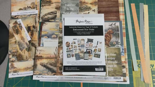 Inspiration Cards by Bev - Paper Rose - Lakeside Memories. Available at Embellish Away located in Bowmanville Ontario Canada. Product detail completed by Bev.