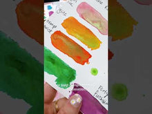 Cargar y reproducir el video en el visor de la galería, Catherine Pooler - Shimmer Inks. Paint it over a background or splatter it across your projects. Available at Embellish Away in Bowmanville Ontario Canada. Video Example by Catherine Pooler Designs.
