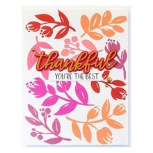 Load image into Gallery viewer, Spellbinders - Better Press Plates &amp; Dies By Dawn Woleslagle - Sprigs. This versatile set of 11 press plates and coordinating thin metal dies can be used in a variety of ways to create beautiful, colorful designs. Available at Embellish Away located in Bowmanville Ontario Canada. Example by brand ambassador.
