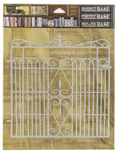 Charger l'image dans la galerie, 7Gypsies - Architextures Short Base - Gate. These adhesive pieces of vintage artwork can be used as a background, layer or embellishment for a wide range of craft projects. They are so easily transformed with a bit of ink, paint or dye. Bases can be used as is or altered to change the color, distressing or finish. You can transform them right on the acetate carrier giving you the space to alter them without changing the look and color of you mixed media or craft base. When it is the way you want it, the fle

