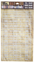 Charger l'image dans la galerie, 7Gypsies - Architextures Tall Base - Fence. Something new to craft with, these wonderful Bases were created to jump start the mixed media layering process when a textured background is desired, but there is not time for stencils and mediums. Get the look with this fun new patented technology that starts the layering process, but offers so much more that the traditional techniques cannot. Bases can be used as is or altered to change the color, distressing or finish. You can transform them right on the acetat
