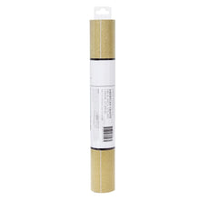 Load image into Gallery viewer, American Crafts - Adhesive Vinyl 12"X48" - Pow - Gold. Add wall art to any room with adhesive vinyl. Easy to use and mess- free. Works with any die-cutting machine (sold separately). Comes in a variety of color; sold separately. Available at Embellish Away located in Bowmanville Ontario Canada.
