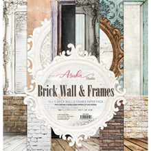 將圖片載入圖庫檢視器 Asuka Studio - Collection Pack 12"X12" - Brick Wall &amp; Frames. - This collection includes 12 double-sided, 2 of each. Made in Japan. Available at Embellish Away located in Bowmanville Ontario Canada.
