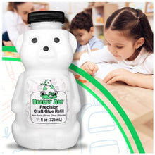Load image into Gallery viewer, Bearly Art - Precision Craft Glue - The Refill.11 Fl Oz Bear Refill. CLEAR-DRYING, WRINKLE &amp; CLUMP RESISTANT, NON-TOXIC &amp; FREEZE/THAW STABLE. Available at Embellish Away located in Bowmanville Ontario Canada.
