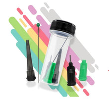 Load image into Gallery viewer, Bearly Art - Precision Craft Glue - Tip Kit. Tip Kit (Ultra-Fine Tip, Fine Tip, Storage Tip, Cleaning Pin) Each Tip Kit contains our Ultra-Fine Tip, Fine Tip, Storage Tip, and Cleaning Pin. Available at Embellish Away located in Bowmanville Ontario Canada.
