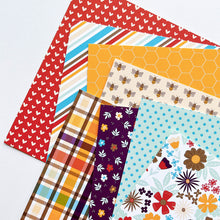 Charger l'image dans la galerie, Catherine Pooler - 6x6 Patterned Paper - Bee Thankful. Add a bee-utiful touch to your cards with the Bee Thankful Patterned Paper. This pack is a lovely mix of floral and bee inspired patterns and coordinating prints. Available at Embellish Away located in Bowmanville Ontario Canada.
