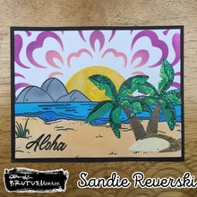 將圖片載入圖庫檢視器 Brutus Monroe - 6x6 Stencil - Heat Wave. This 6x6 stencil is perfect for creating beautiful backgrounds and patterns for your projects. Available at Embellish Away located in Bowmanville Ontario Canada. Card design by Sandie Reverski.
