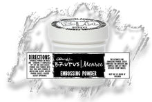 Charger l'image dans la galerie, Brutus Monroe - Embossing Powder -icicle 6oz. 6 Ounces. Available at Embellish Away located in Bowmanville Ontario Canada. 
