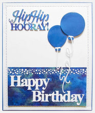 Load image into Gallery viewer, Creative Expressions - Dies by Sue Wilson - Celebrations Collection - Dotty Balloons. Includes 10 dies. Various sizes from 2.1 x 1.8 to 3.5 x 4.7 inches. Available at Embellish Away located in Bowmanville Ontario Canada. Example by brand ambassador.
