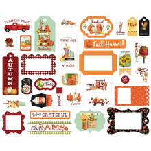 Load image into Gallery viewer, Carta Bella - Cardstock Ephemera - 33/Pkg - Frames &amp; Tags - Welcome Autumn. Available at Embellish Away located in Bowmanville Ontario Canada.
