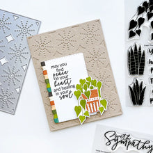 Charger l'image dans la galerie, Catherine Pooler - Cover Plate Die - Rays of Light. Add fun texture to your next card with the Rays of Light Cover Plate. This sun ray pattern die will be perfect white on white or with a wisp of color blended over top. Available at Embellish Away located in Bowmanville Ontario Canada. Card example by brand ambassador.
