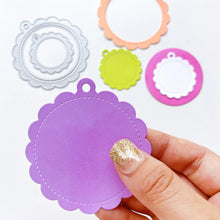 Load image into Gallery viewer, Catherine Pooler - Dies - Scallop Tag Duo. The Scallop Tag Duo Dies are essential dies for cards and projects. Available at Embellish Away located in Bowmanville Ontario Canada.
