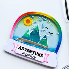 Charger l'image dans la galerie, Catherine Pooler - Stamps - Snow Globe Adventure. Where to? Let's take a snow globe adventure! Build the perfect snow globe scene with the Snow Globe Adventure Stamp Set. For more design options, mix in images from the Dream Away Sentiments Stamp Set to make your adventure even more exciting. Available at Embellish Away located in Bowmanville Ontario Canada. Card design by Ambassador.
