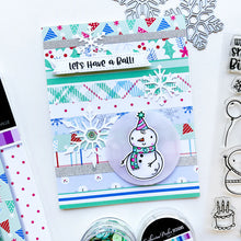 Charger l'image dans la galerie, Catherine Pooler - Dies - Snow Many Flakes. You can never have too many snowflakes. So bring on the Snow Many Flakes Dies! This set of 5 graduated size snowflake dies will give you lots of options to layer on the snow! Available at Embellish Away located in Bowmanville Ontario Canada. Card by brand ambassador.
