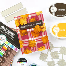 Load image into Gallery viewer, Catherine Pooler - Dies - Tickets &amp; Tape. Tear off a ticket or tape for a fun sentiment layer die. The Ticket &amp; Tape Dies are taller than our classic Sentiment Banner Dies and each style created in two lengths. Available at Embellish Away located in Bowmanville Ontario Canada. Card by brand ambassador.
