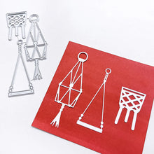 Load image into Gallery viewer, Catherine Pooler - Dies - Wicker &amp; Weave. The trend is hanging on...macrame and rattan are back! And what better way to showcase the plants in our Green Thumb Stamp Set than with this set of fun plant stand dies. Available at Embellish Away located in Bowmanville Ontario Canada.
