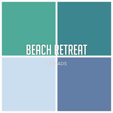 Charger l'image dans la galerie, Catherine Pooler - Ink Pads - Beach Retreat. Escape to the shore with our Beach Retreat Spa Ink Colors.  These relaxing, muted shades will take you away to a seaside haven.  The first four colors, Sea Glass, Bay Breeze, Tranquil, and Cove Blue are shades of greens and blues that compliment the current green and blue colors in our Spa Collection. Available at Embellish Away located in Bowmanville Ontario Canada.
