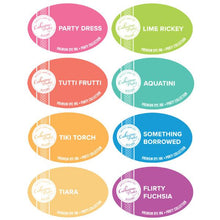 Load image into Gallery viewer, Catherine Pooler - Life Of The Party - Ink Pads. These Ink Pads are from the Life Of The Party Collection. Select Aquatini, Flirty Fuchsia, Lime Rickey, Party Dress, Something Borrowed, Tiara, Tiki Torch, Tutti Frutti from the drop down. Each Sold Separately. Available at Embellishaway.ca in Bowmanville Ontario Canada.
