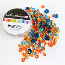 將圖片載入圖庫檢視器 Catherine Pooler - Sequin Mix - Marrakesh. This sky and earth blend of blues and orange mirror the feel of the clay buildings, spices and colorful fabrics and textiles of this vibrant North African city. Available at Embellish Away located in Bowmanville Ontario Canada.

