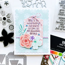 Load image into Gallery viewer, Catherine Pooler - Sequin Mix - Zermatt. Join us in at the top of the world from the Alps in Zermatt, Switzerland! The Zermatt Sequin Mix is a fun snowy mix of iridescent sequins that coordinate with Apricot, Buttercream and Wintergreen Inks. Available at Embellish Away located in Bowmanville Ontario Canada. Card by brand ambassador.
