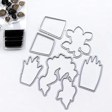 Load image into Gallery viewer, Catherine Pooler - Stamp &amp; Dies Set - Green Thumb. Create your card happy place with this Stamp Set and dies. House plants and pots are super fun to mix and match. Grab an array of shades of green and have fun experimenting with stamping. Available at Embellish Away located in Bowmanville Ontario Canada.
