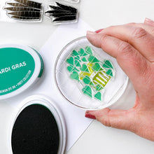 Load image into Gallery viewer, Catherine Pooler - Stamp &amp; Dies Set - Green Thumb. Create your card happy place with this Stamp Set and dies. House plants and pots are super fun to mix and match. Grab an array of shades of green and have fun experimenting with stamping. Available at Embellish Away located in Bowmanville Ontario Canada.

