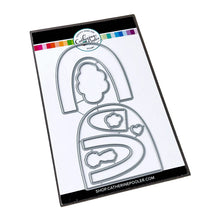 Load image into Gallery viewer, Catherine Pooler - Stamp &amp; Dies Set - Smile Bright. Smile Bright! This 6x8 Stamp Set and coordinating dies are ready for you to piece it together to your hearts content to create a modern, boho rainbow. Available at Embellish Away located in Bowmanville Ontario Canada.
