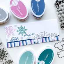 Cargar imagen en el visor de la galería, Catherine Pooler - Stamp &amp; Dies - Scrolling Snowflakes. Available at Embellish Away located in Bowmanville Ontario Canada. Example by Catherine Pooler Designs ambassador.
