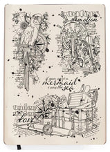 Cargar imagen en el visor de la galería, Ciao Bella - Clear Stamp Set 6"x8" - Underwater Love. Get ready to get your dreamy and romantic side on. This collection is in the many wonderful shades of a marine palette, and will take you into the romance season. Sometimes alien worlds meet and love looks to be impossible. But when love is both “a calm sea and a great tempest” it always finds a way.  Available at Embellish Away located in Bowmanville Ontario Canada.
