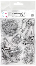 Charger l'image dans la galerie, Ciao Bella - Clear Stamp Set 6x8 - Gothika. Ciao Bella's high quality clear photopolymer stamps are manufactured using a patented photopolymer and UV light exposure, this way they are able to achieve a higher level of detail. Available at Embellish Away located in Bowmanville Ontario Canada.
