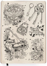 Charger l'image dans la galerie, Ciao Bella - Clear Stamp Set 6x8 - Gothika. Ciao Bella's high quality clear photopolymer stamps are manufactured using a patented photopolymer and UV light exposure, this way they are able to achieve a higher level of detail. Available at Embellish Away located in Bowmanville Ontario Canada.
