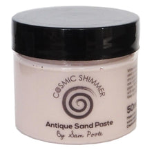Load image into Gallery viewer, Cosmic Shimmer - Antique Sand Paste 50ml By Sam Poole - Select from a variety. This is a water-based paste medium that has a sand like texture. It can be used to create amazing effects on any project. It can easily be applied to any porous surface with a spatula, brush or sponge. Available at Embellish Away located in Bowmanville Ontario Canada.
