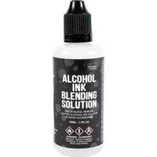 Cargar imagen en el visor de la galería, This alcohol ink blending solution can be used to lighten, blend and even remove alcohol ink dye colors as well as cleaning tools and accessories. This package contains 1.7oz of blending solution. Imported. Available at Embellish Away located in Bowmanville Ontario Canada.

