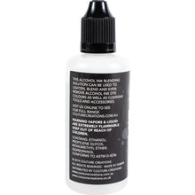 Cargar imagen en el visor de la galería, This alcohol ink blending solution can be used to lighten, blend and even remove alcohol ink dye colors as well as cleaning tools and accessories. This package contains 1.7oz of blending solution. Imported. Available at Embellish Away located in Bowmanville Ontario Canada.
