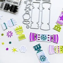 Load image into Gallery viewer, Catherine Pooler - Stamps &amp; Dies - Cracking Good. The Cracking Good Stamp &amp; Die Set features fun and festive party cracker stamps that will be perfect for winter, birthdays, new years...and really any occasion that calls for confetti! Available at Embellish Away located in Bowmanville Ontario Canada.
