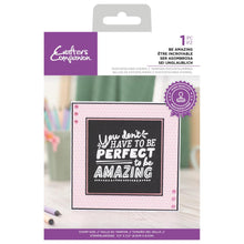 Load image into Gallery viewer, Crafter's Companion - Photopolymer Stamp - Be Amazing. High quality stamps are perfect for cardmaking and scrapbooking. Available at Embellish Away located in Bowmanville Ontario Canada.
