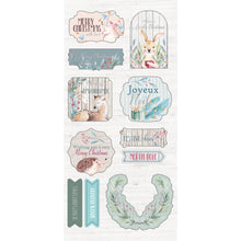Load image into Gallery viewer, Crafter's Companion - Sara Signature Watercolor Christmas 3D Die-Cut Toppers 23/Pkg. Available at Embellish Away located in Bowmanville Ontario Canada.
