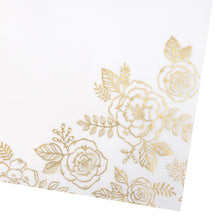 Load image into Gallery viewer, Crate Paper - Specialty Paper 12"X12" by Maggie Holmes - Gingham Garden - Vellum W/Foil Accents. Available at Embellish Away located in Bowmanville Ontario Canada.
