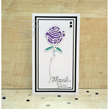 Charger l'image dans la galerie, Creative Expressions - Craft Dies One-Liner Collection - Thank You. This single die set will add a perfect finishing touch to cards and so much more. The set has been designed with just single lines creating the elegant wording. Single die 7.3 x 1.3 cm.  • Elegant single line creates the wording. • Single die set. • Size: 2.9 x 0.5 inches Available at Embellish Away located in Bowmanville Ontario Canada. Card design by Alison Carubia.
